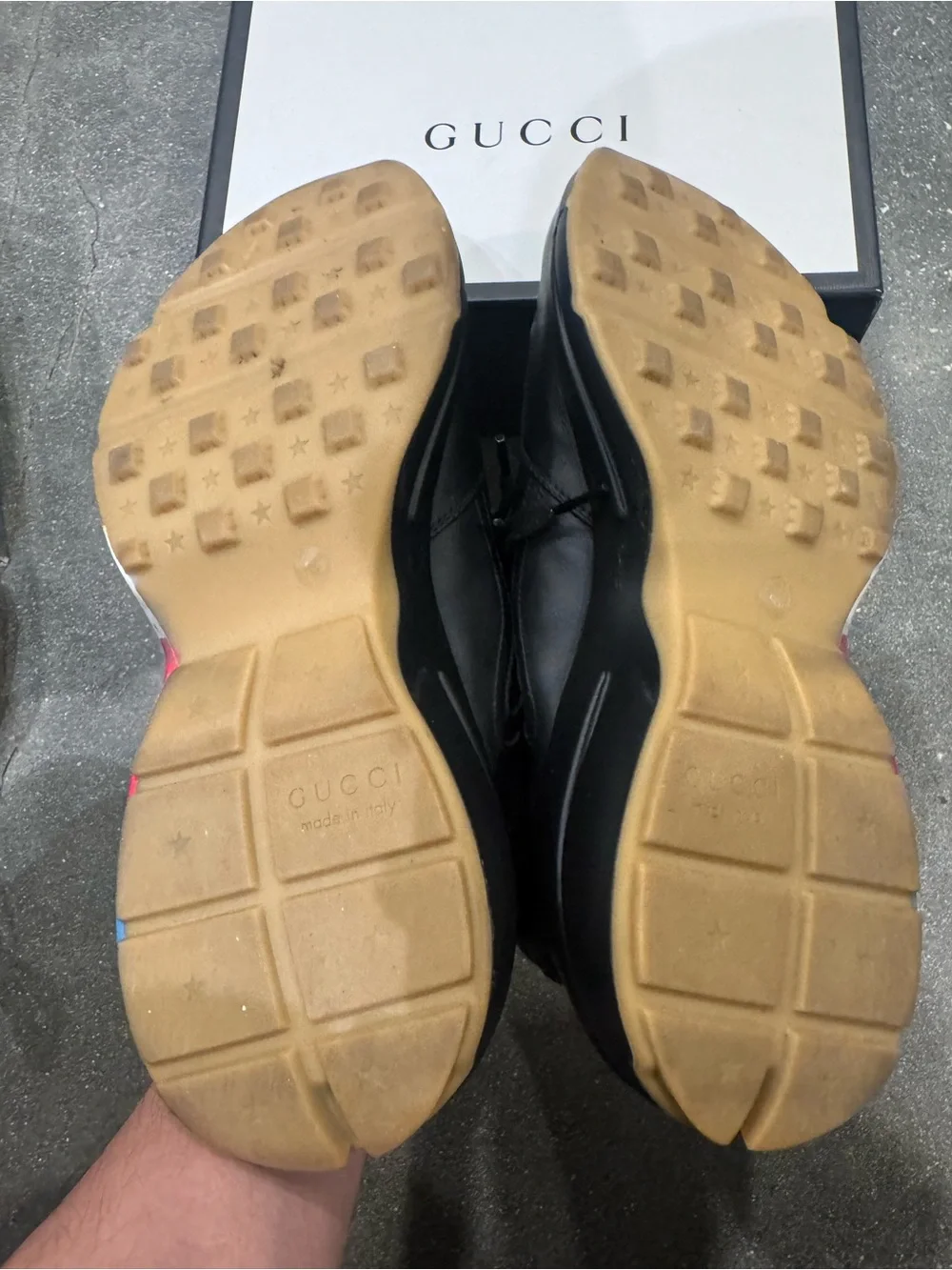 Gucci Rhyton black Web Print